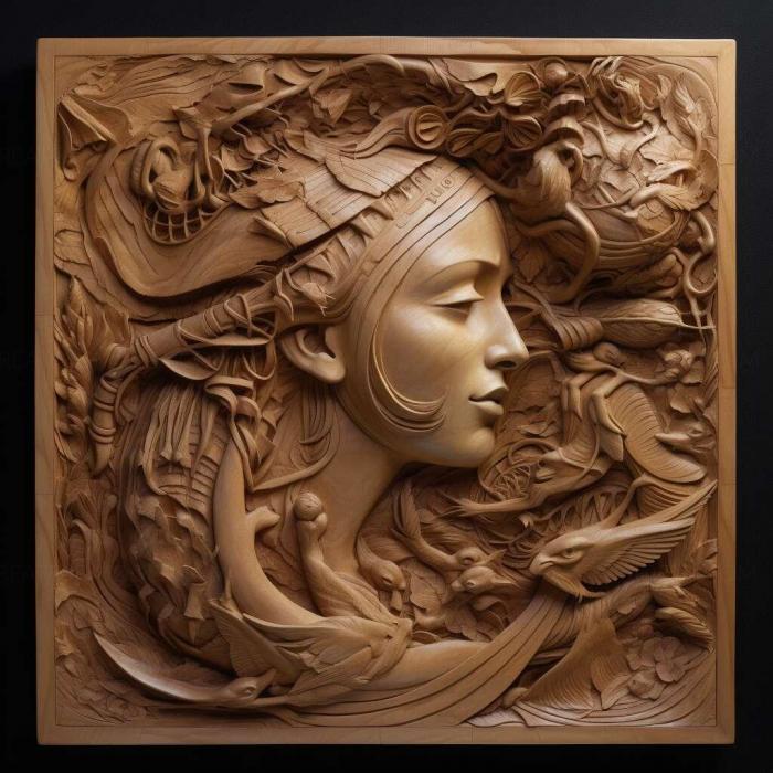 نموذج ثلاثي الأبعاد لآلة CNC 3D Art 